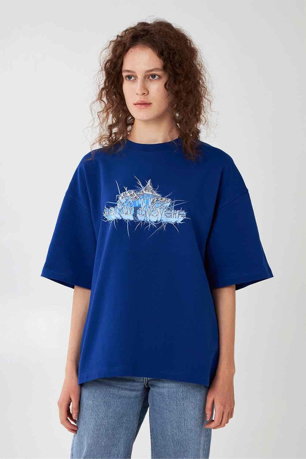 Футболка HELGI INGVARR Боровички Синяя