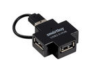 Картридер USB - Xaб SmartBuy SBHA-6900 4 порта