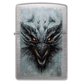 Зажигалка Zippo Dragon Design с покрытием Linen Weave (48732)