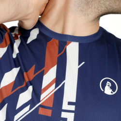 Мужское теннисное поло Quiet Please Retro Receiver T-Shirt Men - Blue