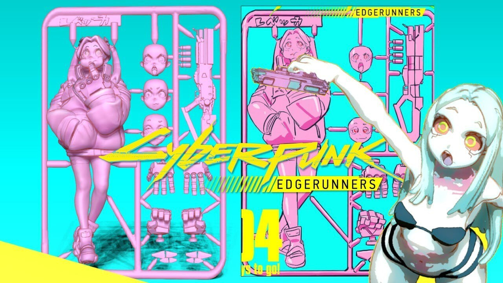 Фигурка Ребекка Киберпанк: Бегущие по краю REBECCA CYBERPUNK EDGERUNNERS
