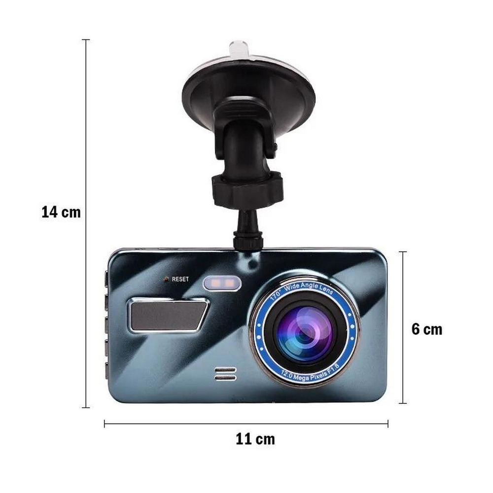 Видеорегистратор с экраном 4"HD +камера зад.вида CARDVR A48L