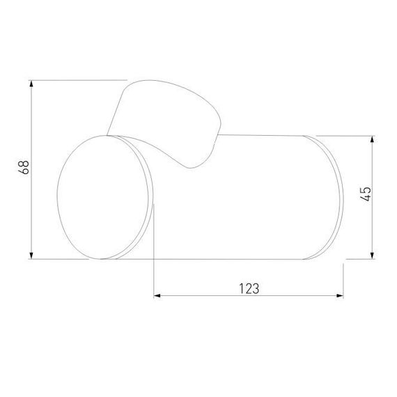 Уличный настенный светодиодный светильник Elektrostandard Ray 35134/W белый a056369