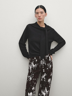 Massimo Dutti Джинсы прямого кроя с прямыми штанинами, кротово-коричневый