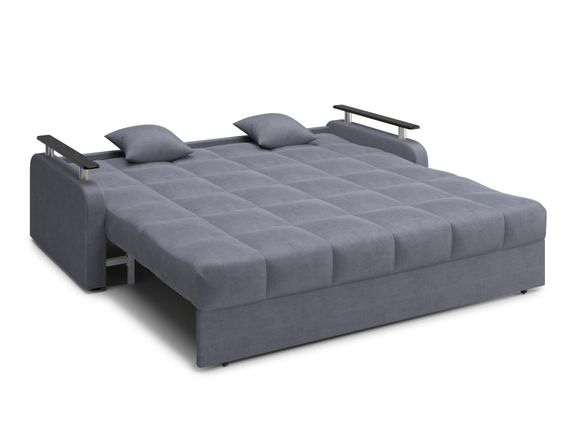 Диван Денвер 1,8 - Velutto 32 серый/  коричневая накладка