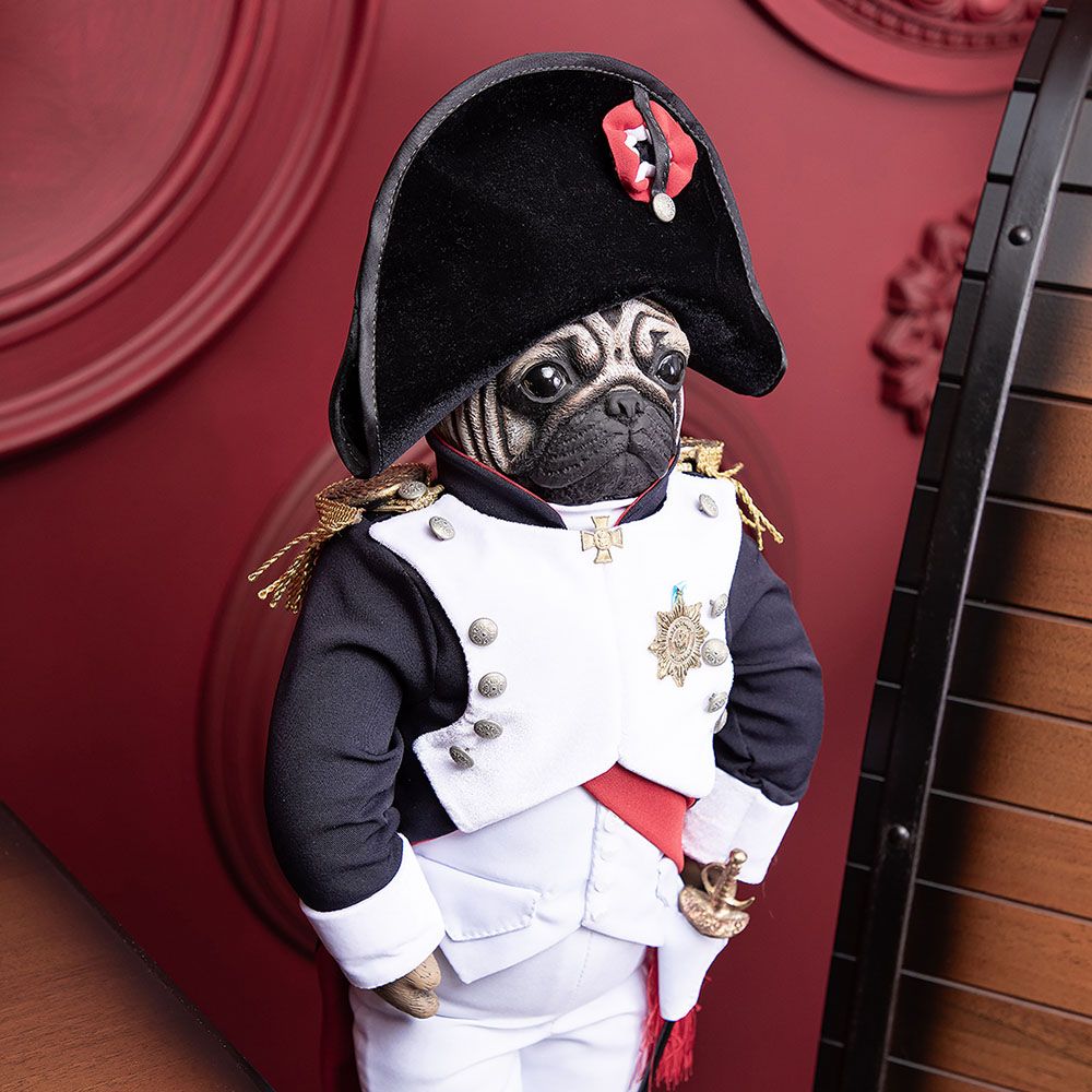 Кукла коллекционная Мопс Бонапарт