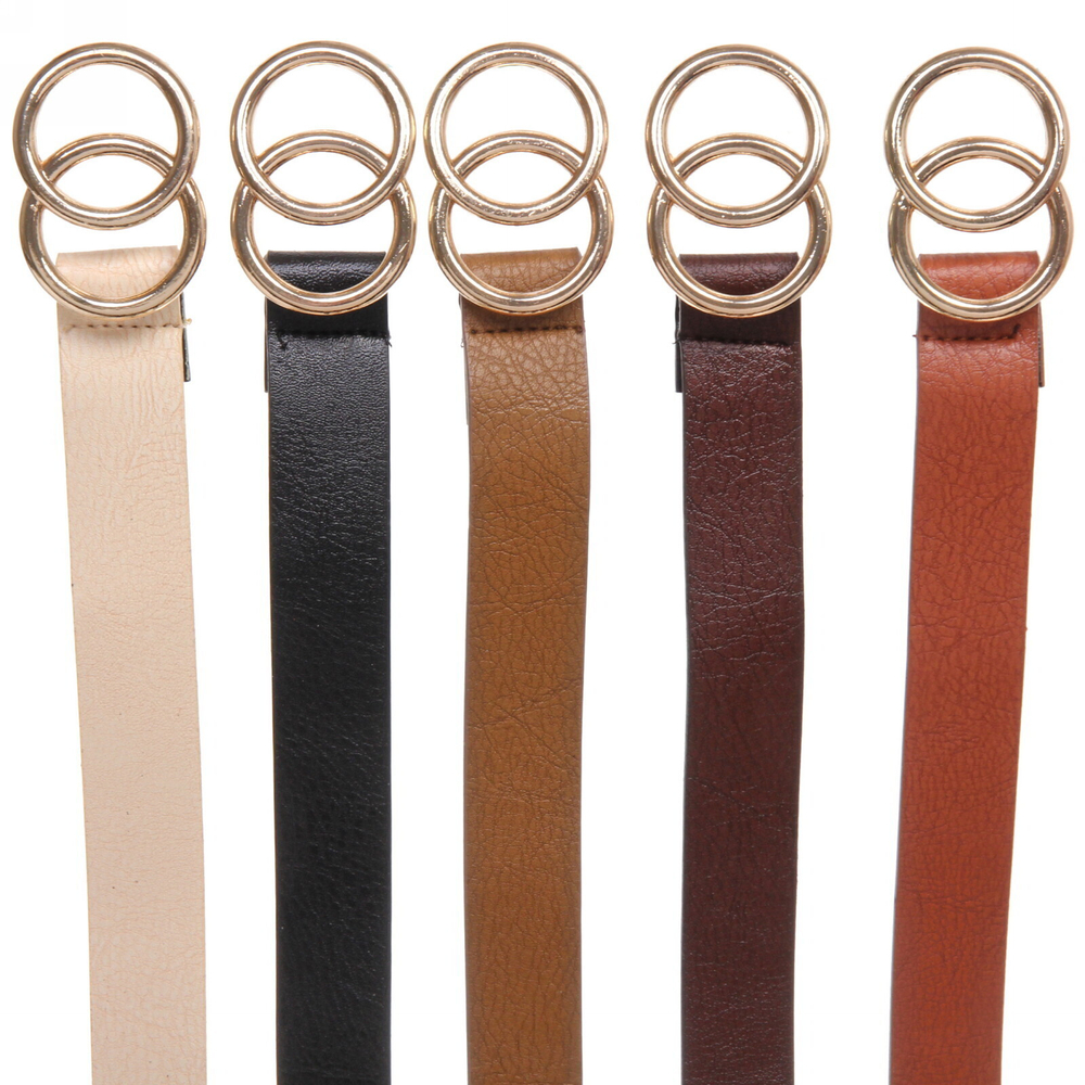 Ремень женский «Elegance - Top», микс 6 цветов, 110*2,5см