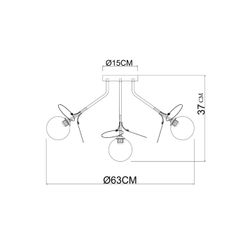 Потолочная люстра Arte Lamp