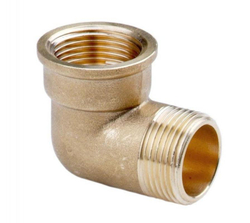 Колено латунное вн. - нар. TIM