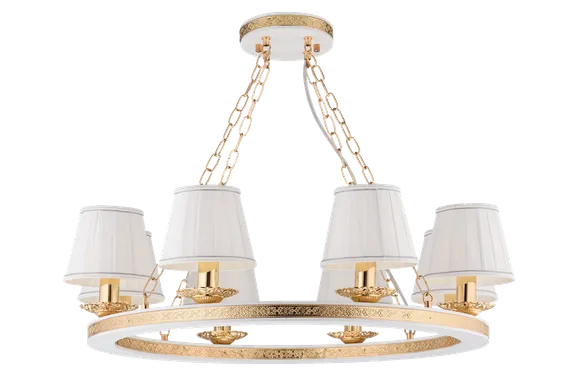 85649/8A WHITE+FGD (1) Люстра