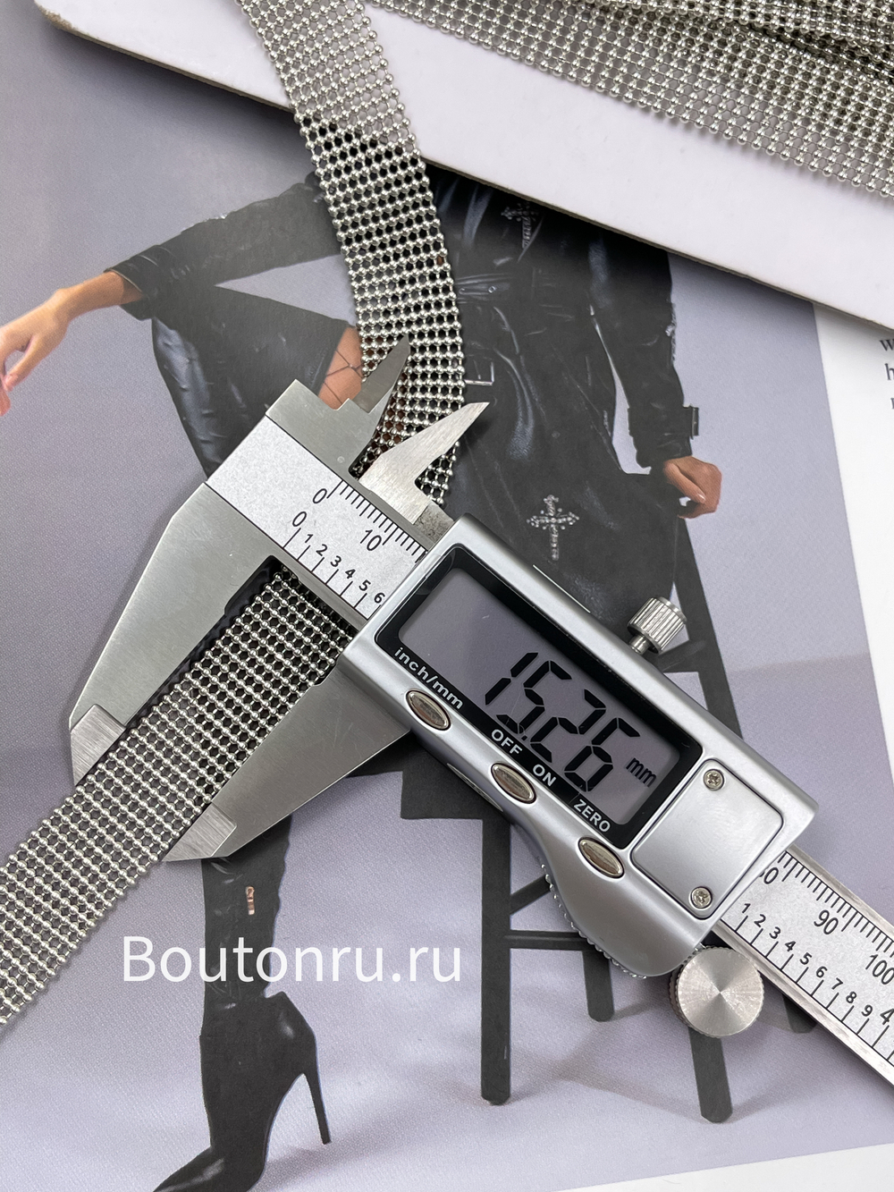 Тесьма Мониль 10 рядов