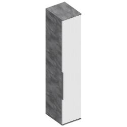 Пенал 1-ств с полками МС "Лео"