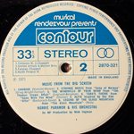 Norrie Paramor And His Orchestra ‎– Music From The Big Screen (Англия 1971г.)