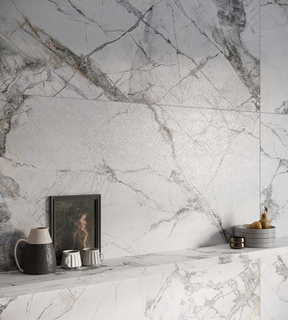 Керамогранит, Arcadia Ceramica, MALTA BIANCO LAPPATO, 1200x600 мм, лаппатированная