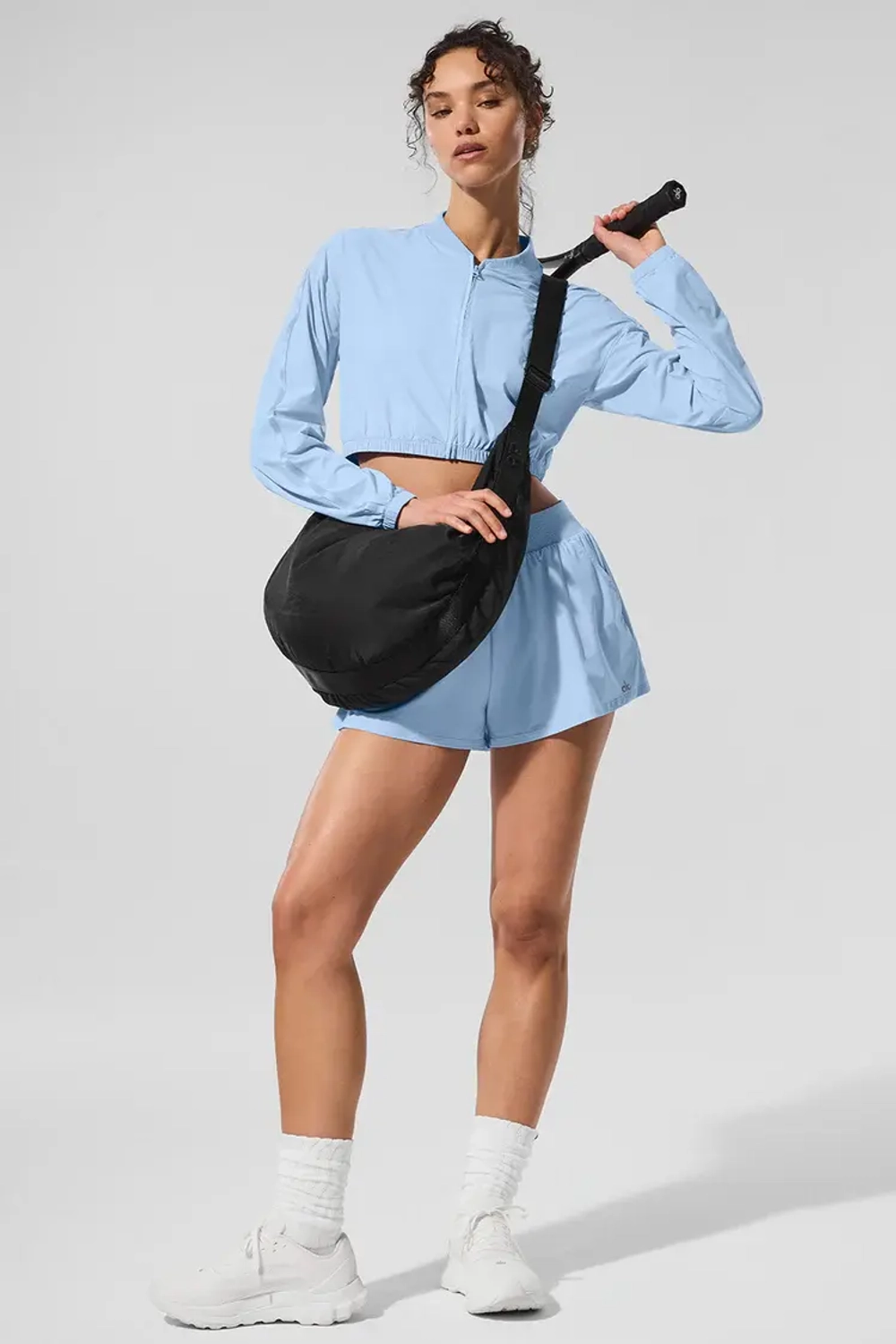 Alo yoga Спортивная куртка, светло-голубой