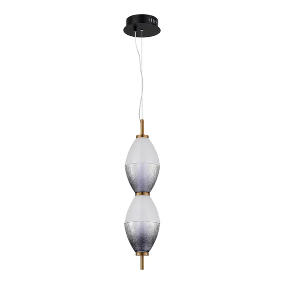SL6130.403.15 Светильник подвесной ST-Luce Черный/Белый, Дымчатый LED 1*16W 3000K ICE