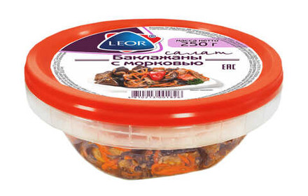 Салат "Баклажаны с морковью" 250г. Леор