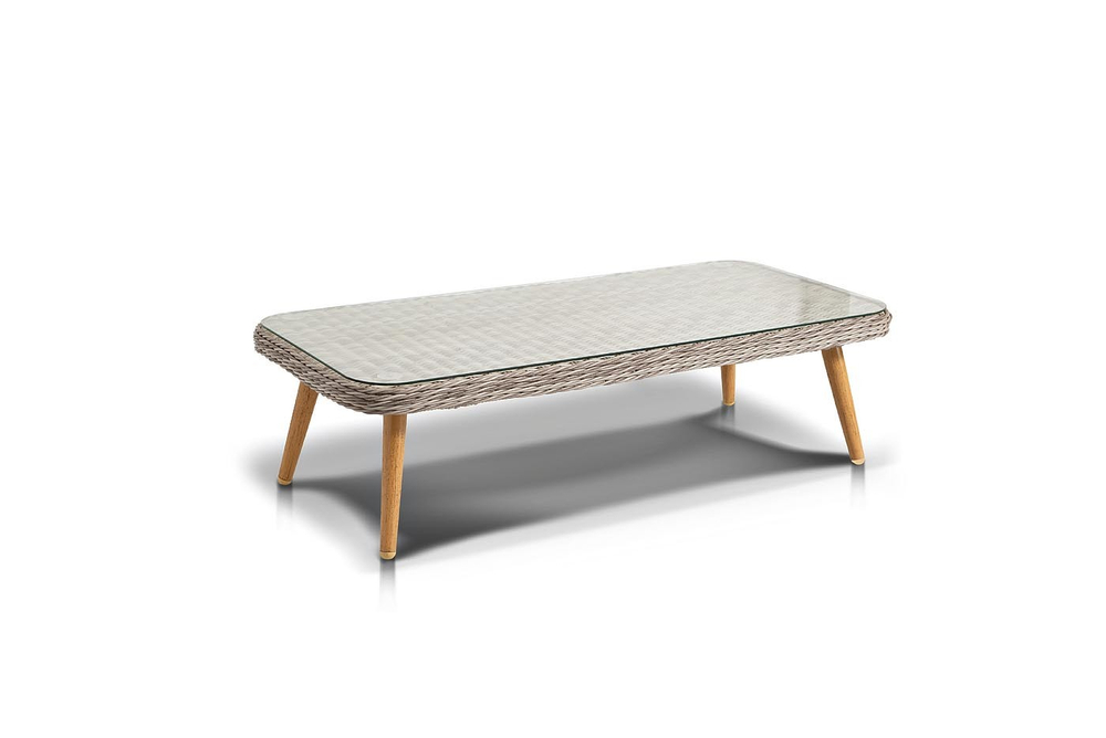 "Прованс" столик журнальный из ротанга, цвет соломенный