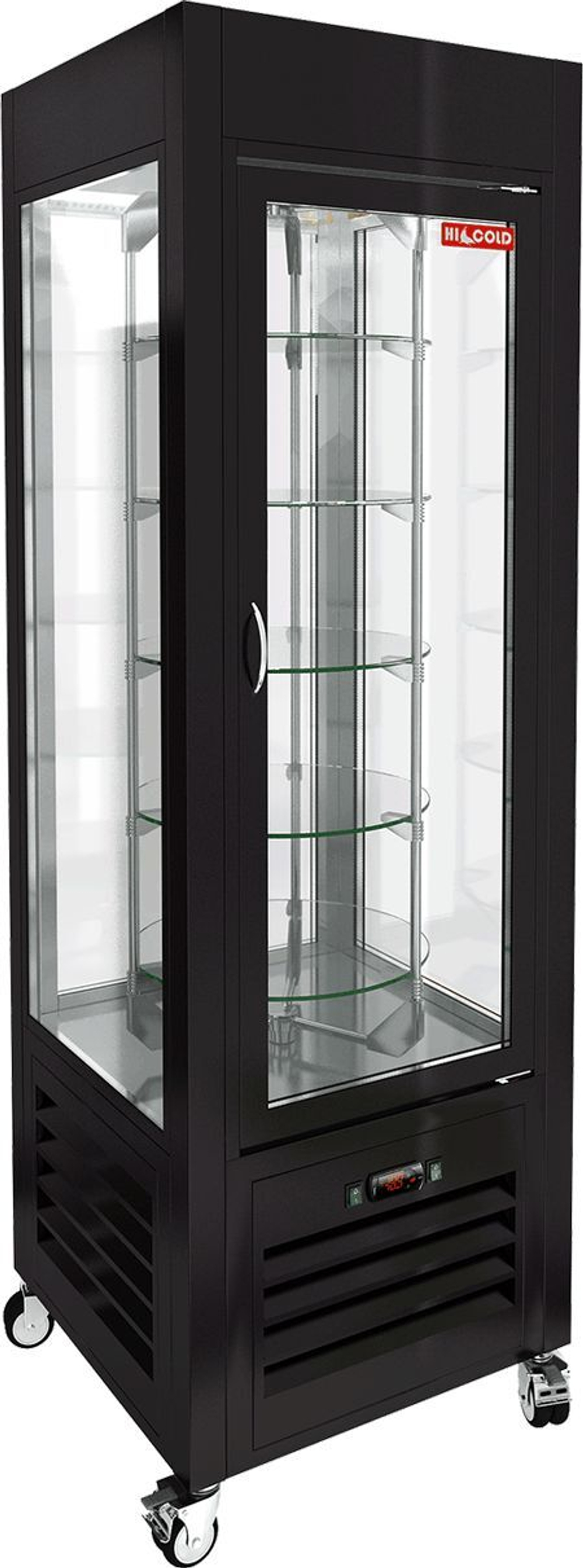 Витрина Кондит/Вертикальная Hicold Vrc 350 R Black