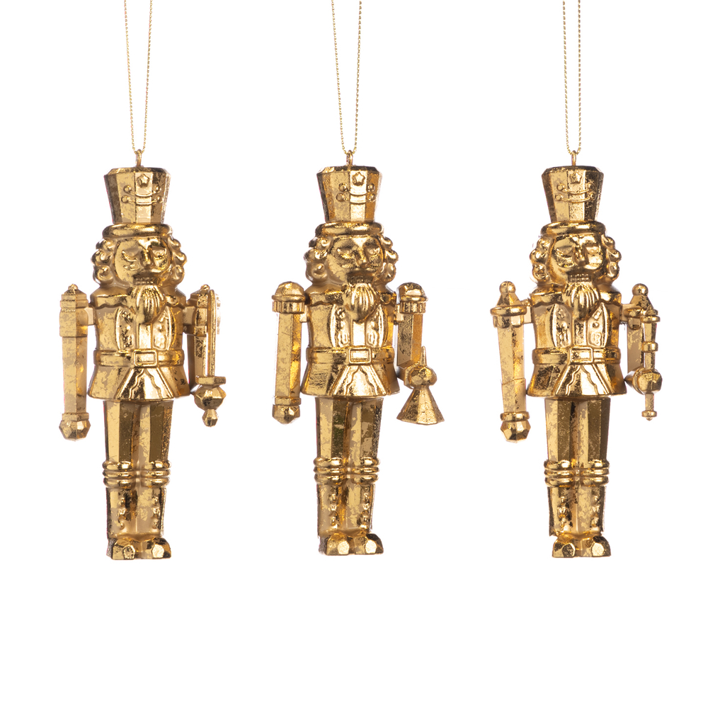 nan METALL.NUTCRACKER ORN ASS/3 GLD Щелкунчики Goodwill Золотой