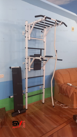 Монтаж шведской стенки Sv Sport в пеноблочные, газоблочные стены