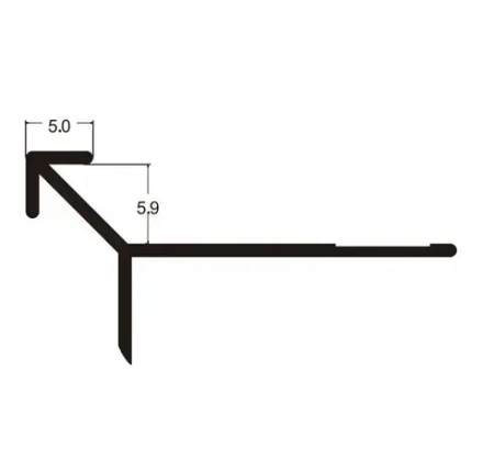 Угловой наружный профиль 5521