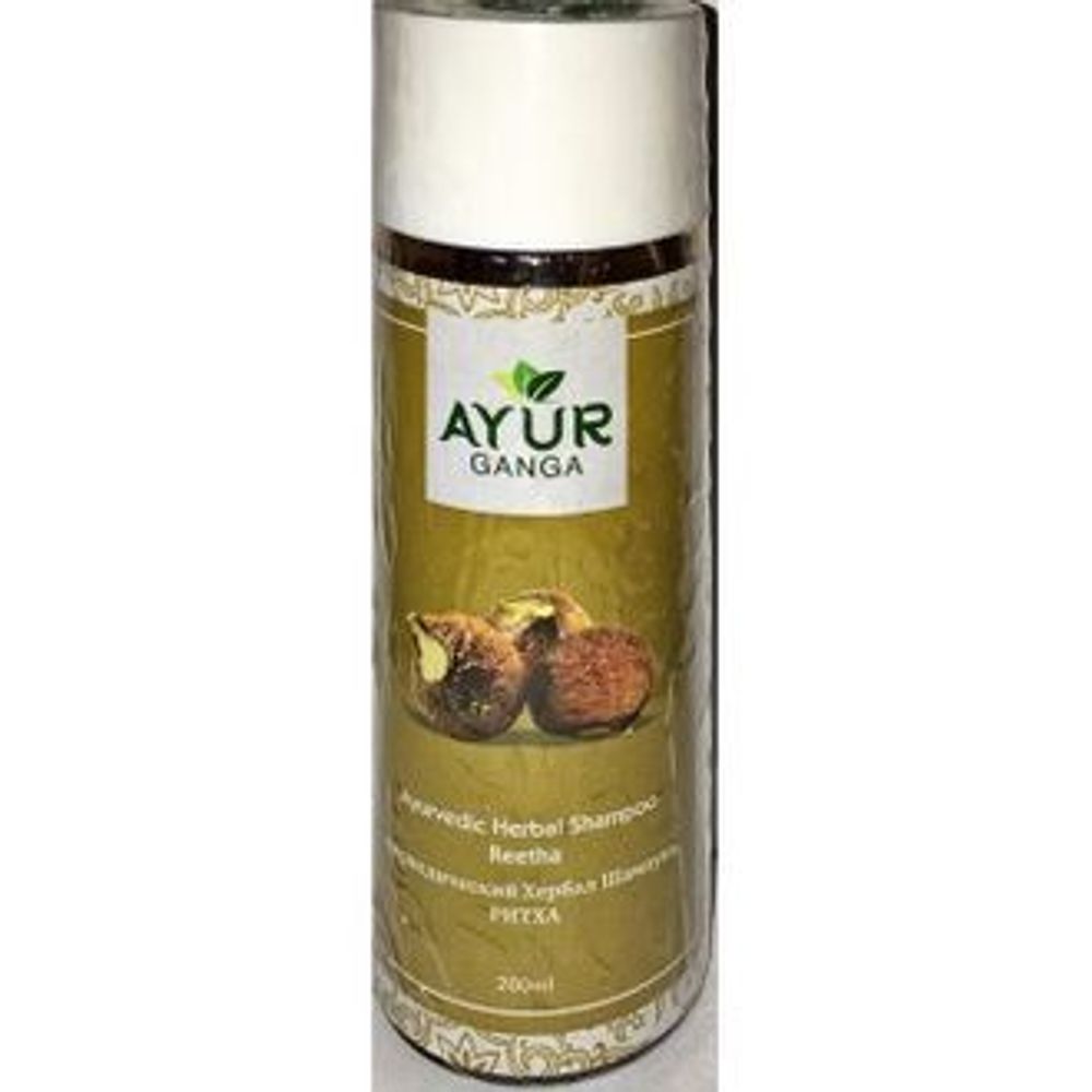 Шампунь Ayur Ganga Ритха Ayurvedic Herbal REETHA 200 мл