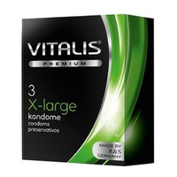 Презервативы Увеличенного размера №3 Vitalis Premium X-large