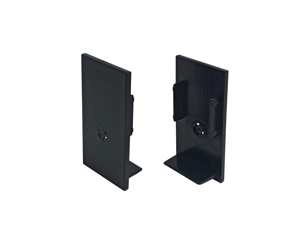 TR2107-BK Торцевые заглушки для шинопровода SMART черные (комплект 2 шт)