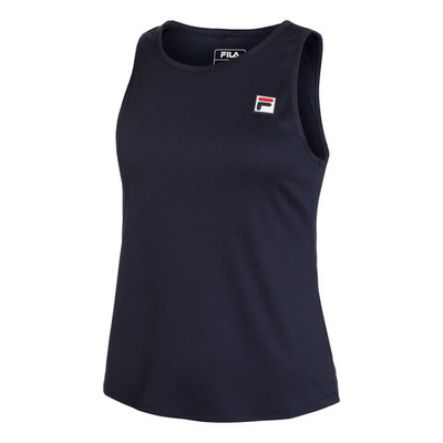 Женская теннисная майка Fila Alma Tank Top Women - Dark Blue