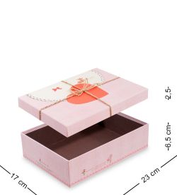 Packing Symphony WF-21/1-B Коробка «Прямоугольник» цв.розовый