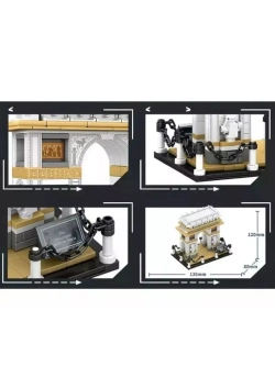 Конструктор Архитектура Париж-Триумфальная арка 516 деталей