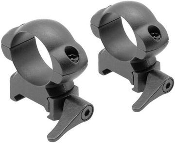Кольца Vector Optics быстросъемные, стальные, D25,4мм, Weaver, средние,H21мм, (XASR-SQ02) рычажные