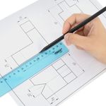 Линейка пластиковая 30 см, ПИФАГОР, прозрачная, тонированная, 210841