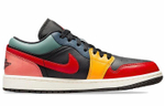 Кроссовки Jordan Air Jordan 1 Low "Black Multi" (Женская размерная сетка)