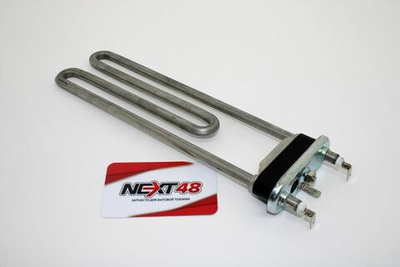 ТЭН прямой с отверстием 2050 Вт для стиральных машин 245 мм Bosch, Siemens, Whirpool, Ignis, Bauknech