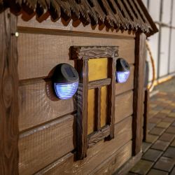 USL-F-151-PТ110 BRIGHT Садовый светильник на солнечной батарее. 2 светодиода. Белый свет. 1xАА Ni-Mh аккумулятор в-к. IP44. TM Uniel.