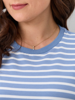 Футболка Фкл-192/голубой-белаяполоса