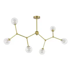 SLE1106-203-06 Светильник подвесной Золотистый/Прозрачный, Белый G9 LED 6*5W ARCUS