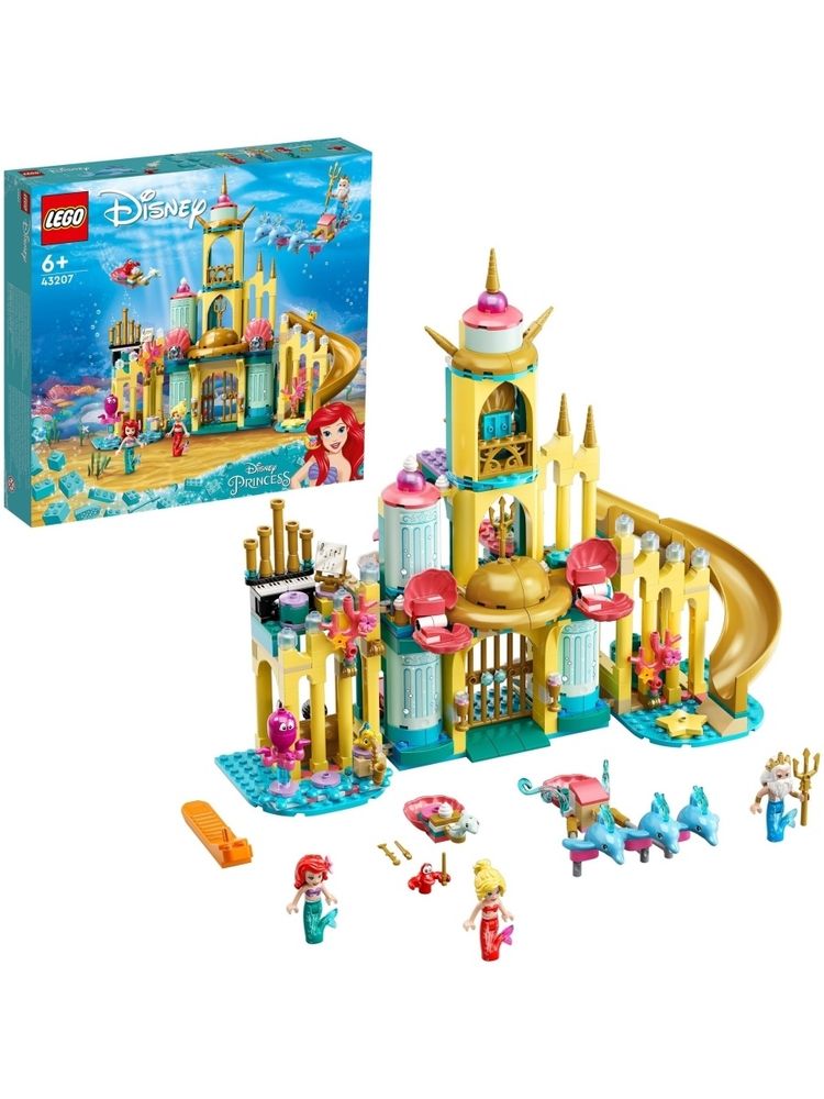 Конструктор LEGO Disney Princess 43207 Подводный дворец Ариэль