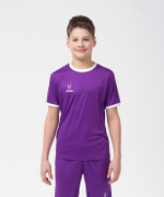 Футболка футбольная CAMP Origin, фиолетовый/белый, детский