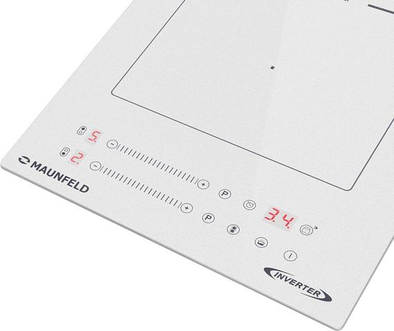 Индукционная стеклокерамич. панель MAUNFELD CVI292S2BWH Inverter