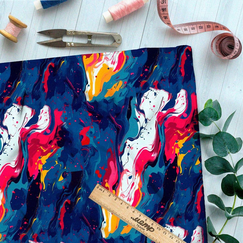 Ткань Барби абстрактное изумление