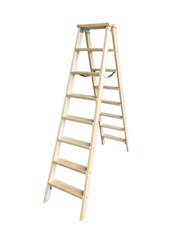 Стремянка деревянная Балчуг 2х8 wide