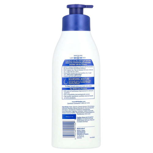 Nivea, Лосьон для тела, надолго увлажняющий очень сухую кожу, 500 мл