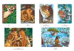 Раскраска по номерам Coloriages mysteres Disney - L'A ge de glace Ледниковый период / 9782017242154