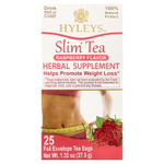 Hyleys Tea, Slim Tea, малина, 25 чайных пакетиков в фольгированных конвертах, 37,5 г (1,32 унции)