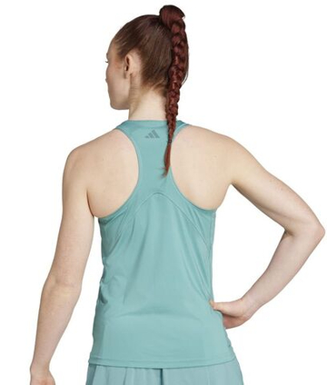 Женский топ теннисный Adidas Tennis Club Climacool - powder teal