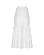 Юбка на кокетке полупрозрачная