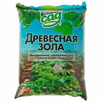 Зола древесная 1кг Здоровый сад Кострома